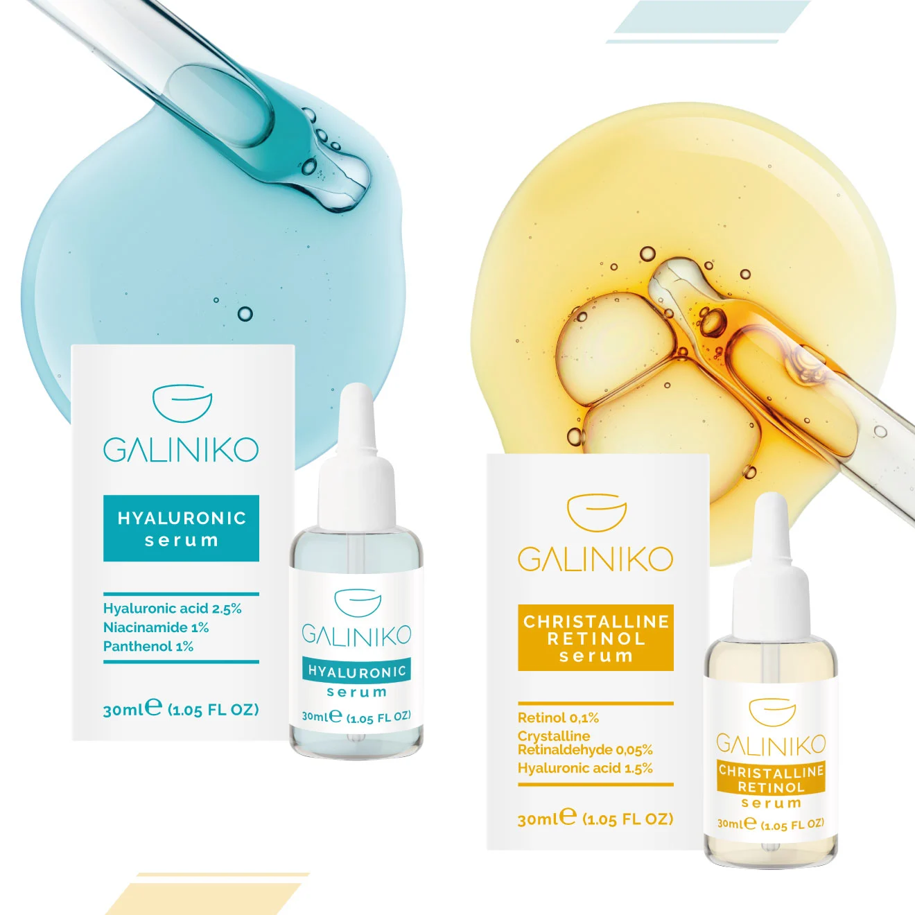 Σχεδιασμός Branding για Σειρά Συσκευασιών Serum